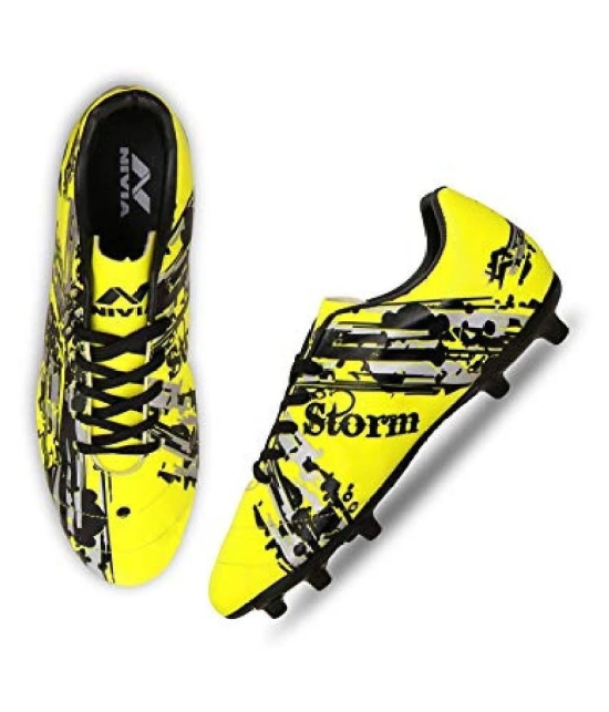 Nivia Nivia Storm Shoe Studds Unisex Yellow - 8 UK