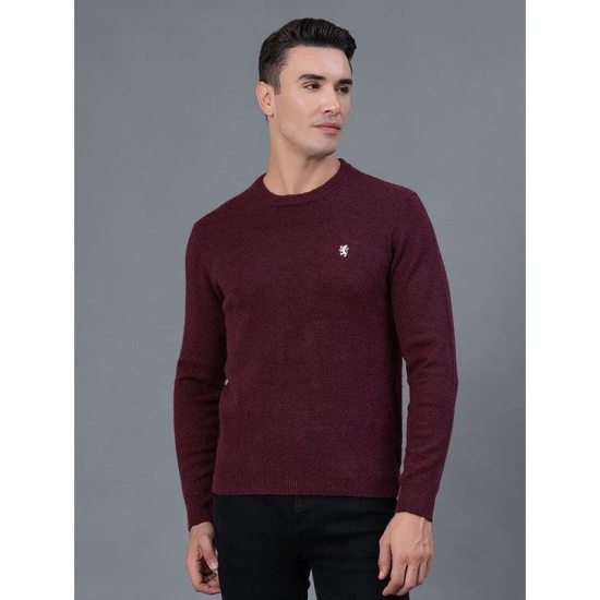 RedTape Maroon Casual Sweater for Men | Comfortable and Durable