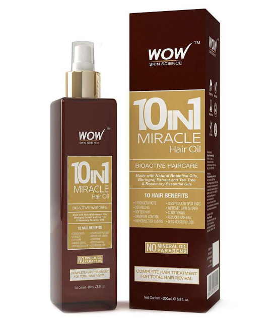 WOW Skin Science 10-in-1 Miracle Hair Oil - 200 ml