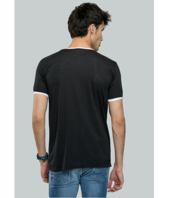 LEEBONEE - Black Cotton Blend Regular Fit Men's T-Shirt ( Pack of 1 ) - None