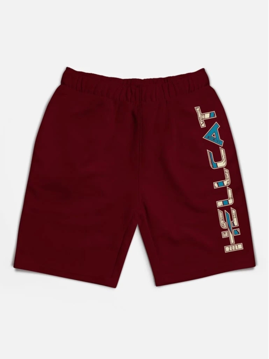 Trendy Typographic With Branding Printed Shorts for Boys