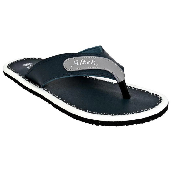 Altek Navy Men's Thong Flip Flop - None