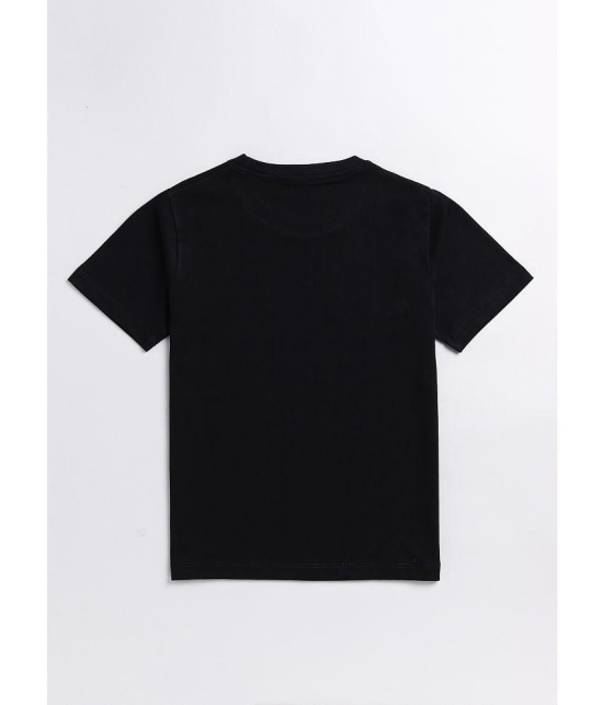 Rydho - Black Cotton Boy's T-Shirt ( Pack of 1 ) - None