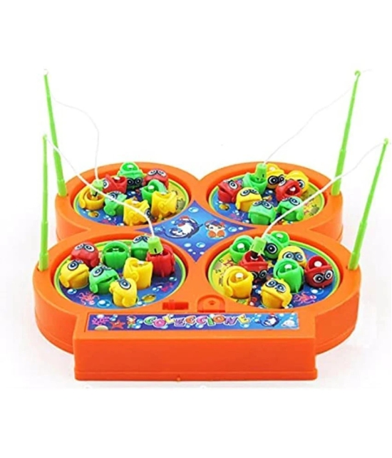 Fratelli Fishing Game Toy Set with Rotating Board | Now with Music