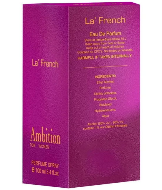 LA FRENCH Ambition & Black Gold Deodorant Spray & Perfume For Women 200 ( Pack of 2 )