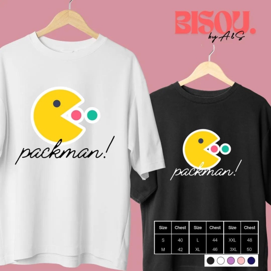 Packman or Pac-Man?-4XL (48 in) / Black