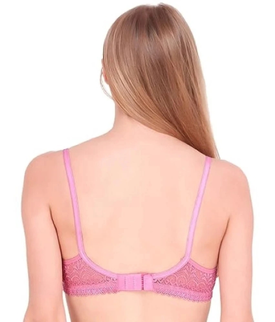 Kiran Enterprises Blue,Pink Net Non Padded Womens Everyday Bra ( Pack of 2 ) - None