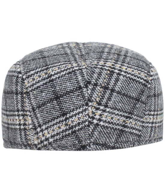 Zacharias - Gray Woollen Mens Cap ( Pack of 1 ) - Gray