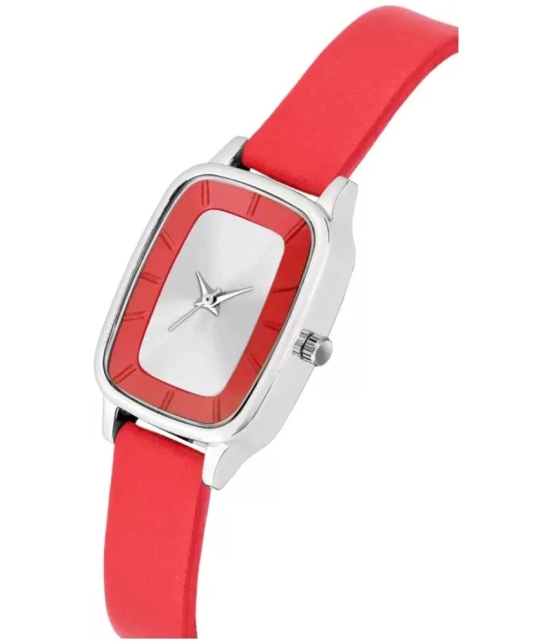 Newman Orange Leather Analog Womens Watch