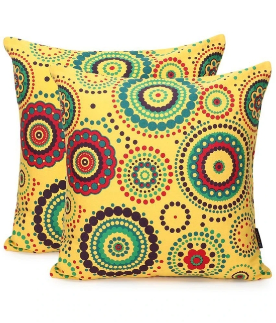 mezposh Set of 2 Others Cushion Covers 50X50 cm (20 X 20) - Multi