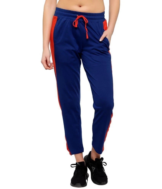 Diaz Blue,Orange Cotton Trackpants - Single - 30