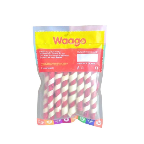 Waago Dog Chew Spiral Lamb Munchies Stick 300 gm