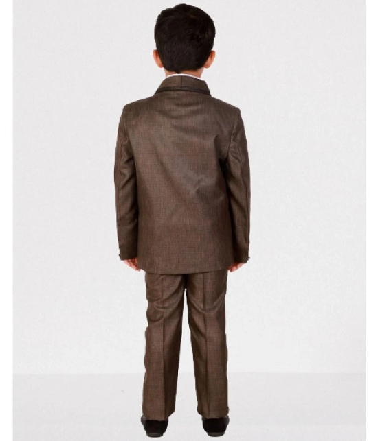 DKGF Fashion - Brown Polyester Boys Suit ( Pack of 1 ) - None