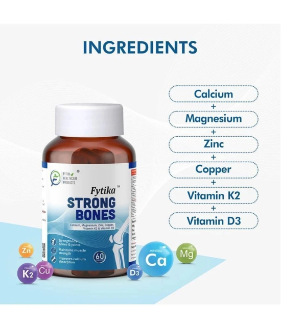 Fytika Strong bones with Calcium and Vitamin D3- 60 Tablets