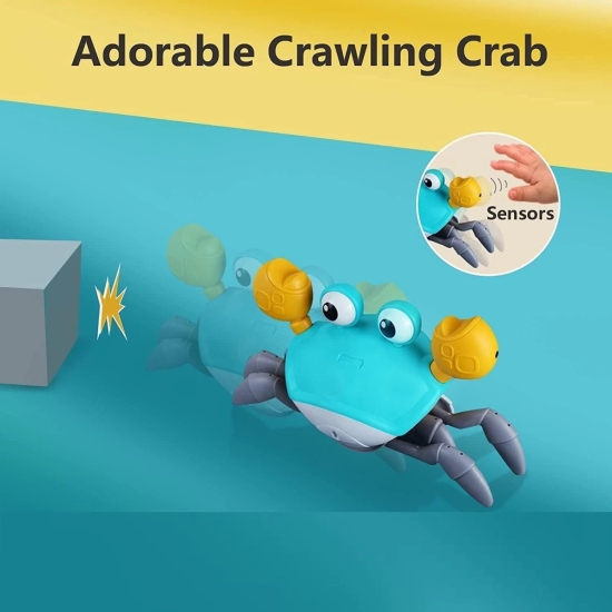 Uttamrobotics Baby Toys Infant Crawling Crab Toy