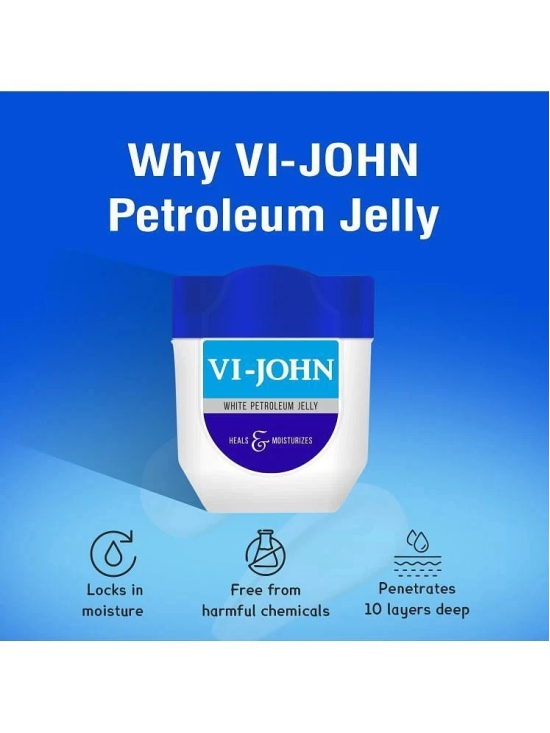 VI-JOHN White Petroleum Jelly Classic For Skin Protection & Moisturizer 100ml