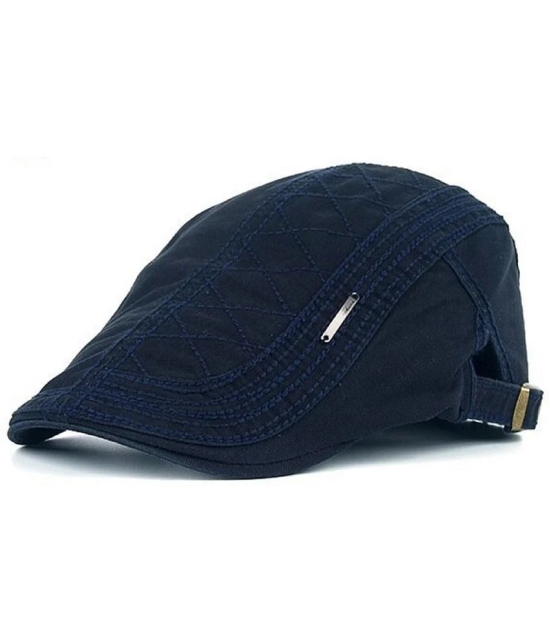 Zacharias Blue Cotton Mens Cap ( Pack of 1 ) - Blue