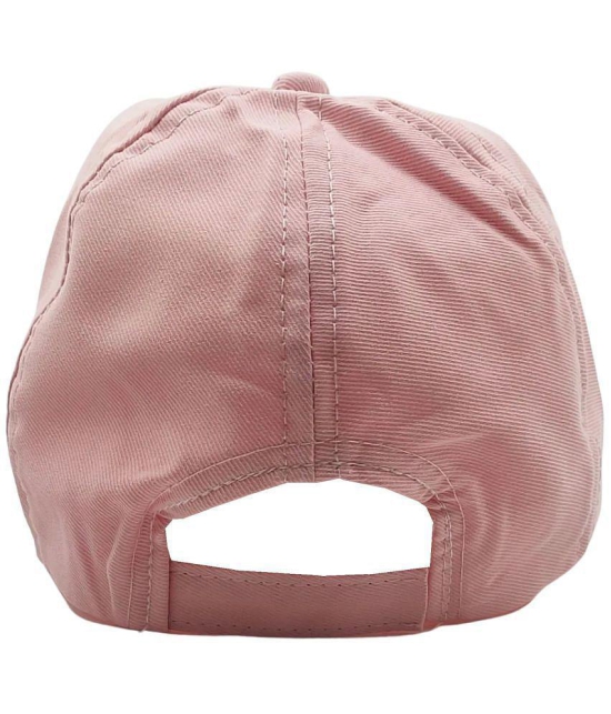 Zacharias Girl's Kids Cotton Beret Golf Cap kc-25 (Pink_1-4 Years) (Pack of 1) - None