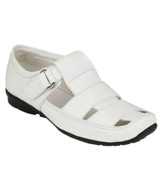 Leeport - White Mens Sandals - 9