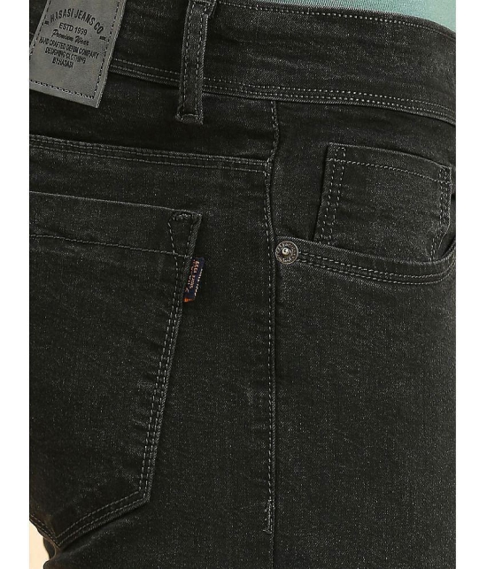 HJ HASASI Slim Fit Washed Men's Jeans - Black ( Pack of 1 ) - None