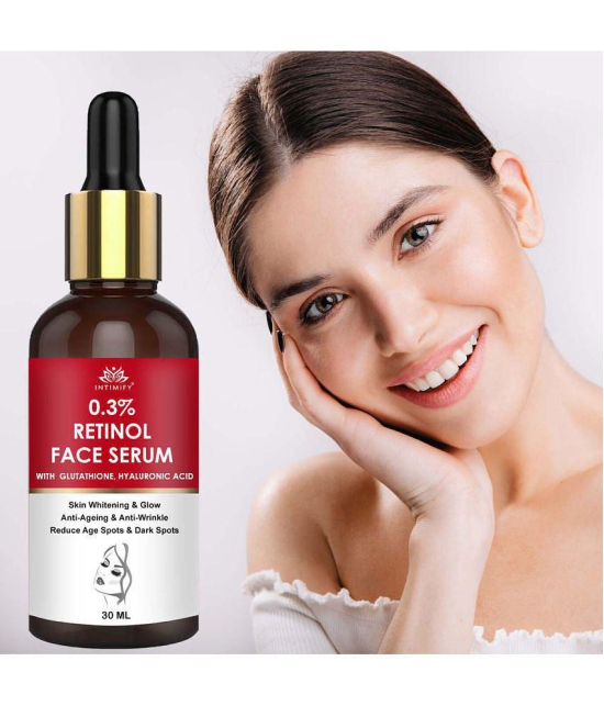 Intimify 0.3% Retinol Face Serum, for Skin Brightening, skin brightening serum, face serum, anti acne serum, 30 ml