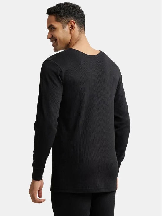 Jockey Pack of 1 Cotton Blend Mens Thermal Tops ( Black ) 2401 - None