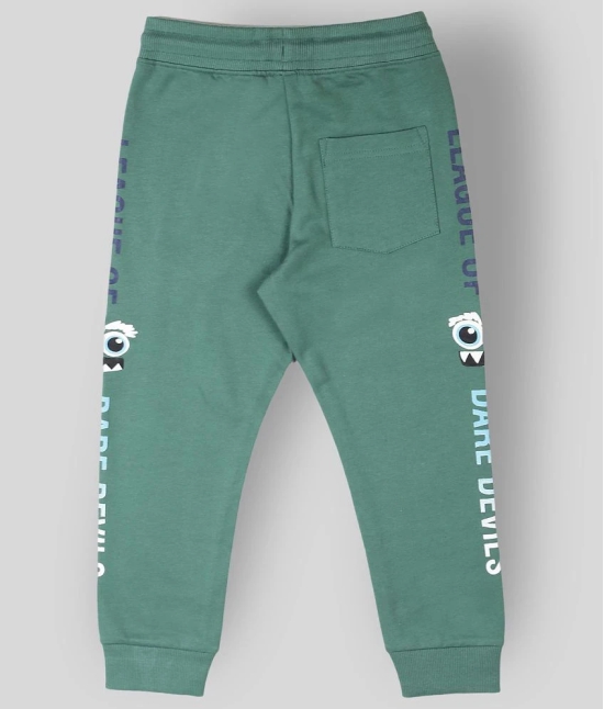 PLUM TREE - Green Cotton Boys Trackpant ( Pack of 1 ) - None