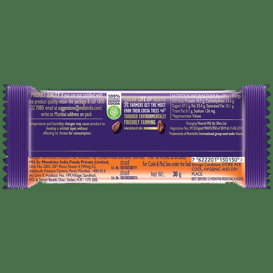 Cadbury Dairy Milk Roast Almond Chocolate, 36 Gms