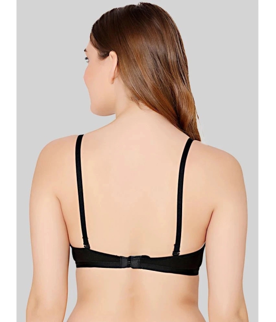 Bodycare Black Cotton Blend Non Padded Womens Everyday Bra ( Pack of 1 ) - None