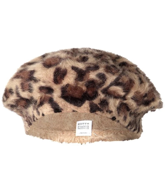 Zacharias Brown Woollen Womens Cap ( Pack of 1 ) - Brown