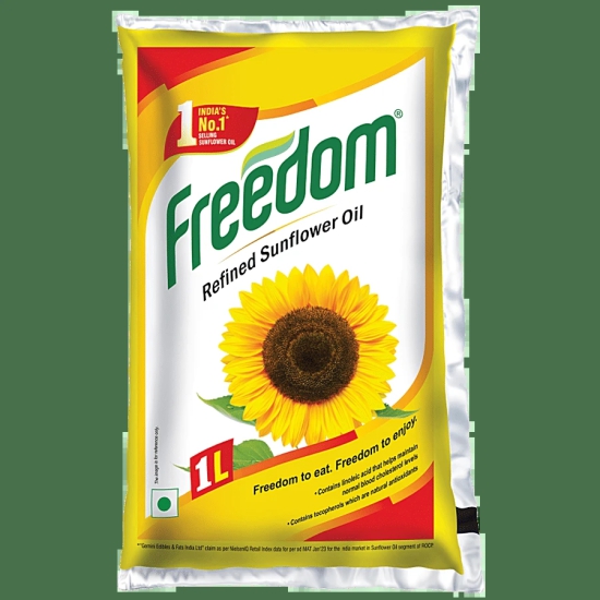 Freedom Ref Sunflower Oil, 1 Ltr