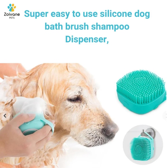 Pet Bath Brush for Grooming & Bathing