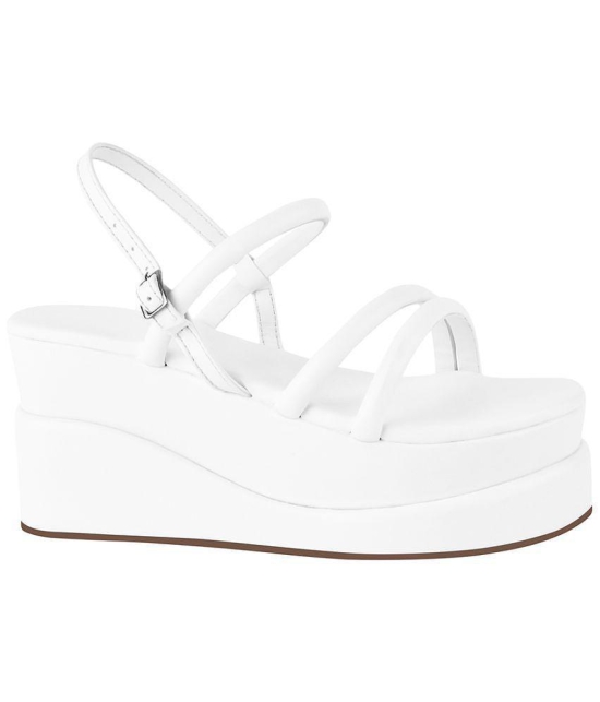 Shoetopia White Women''s Sandal Heels - None