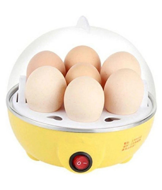 Egg Boiler/Egg Poacher/ 7 Egg Cooker/Electric Egg Boiler/ Egg Steamer/ Home Machine Egg Boiler With Egg Tray - Multicolor