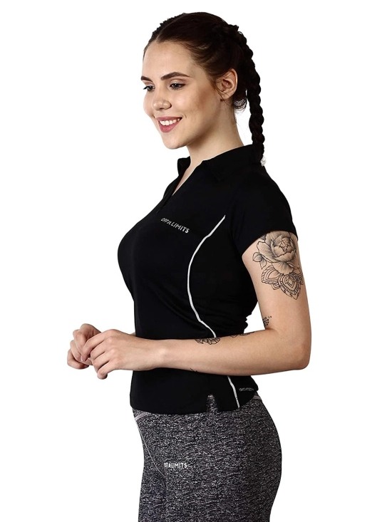 WOMEN CORE POLO-XS / Black