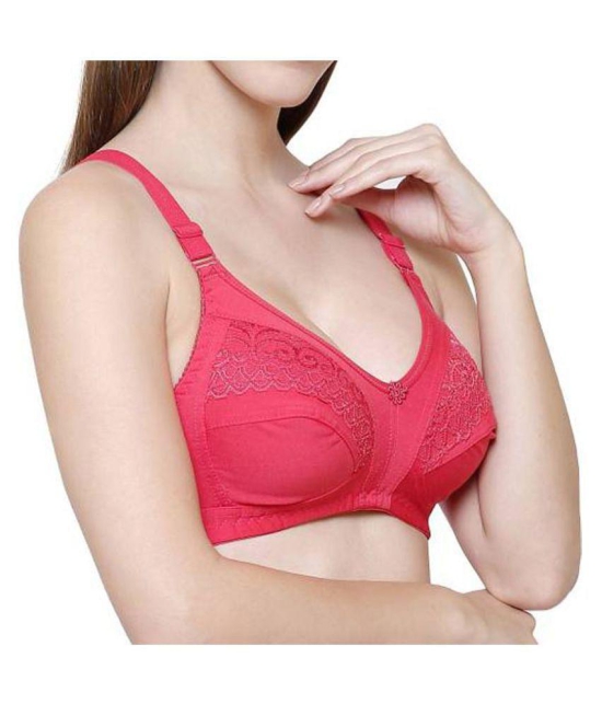 KYODO Poly Cotton Shaping Bra - Red - 42B