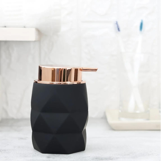 Crystal Design Soap Dispenser-Black