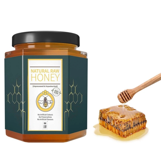 Special Gift Pack of Raw, Unprocessed & Unfiltered Natural Honey and Forest Honey – (500 gm Each)