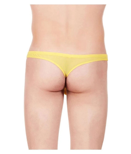 La Intimo Nylon Mens Trunks ( Yellow ) - M