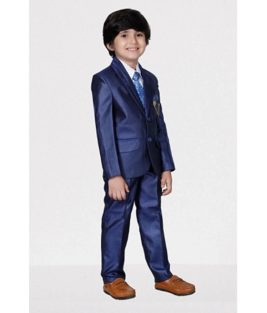 DKGF Fashion - Blue Polyester Boys Suit ( Pack of 1 ) - None