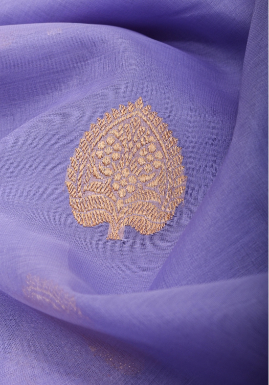 Lavender and Red Pure Organza Saree - Gorgeous Banarasi Kora Silk Saree  with Sona Rupa Kadhuwa motifs | SILK MARK CERTIFIED