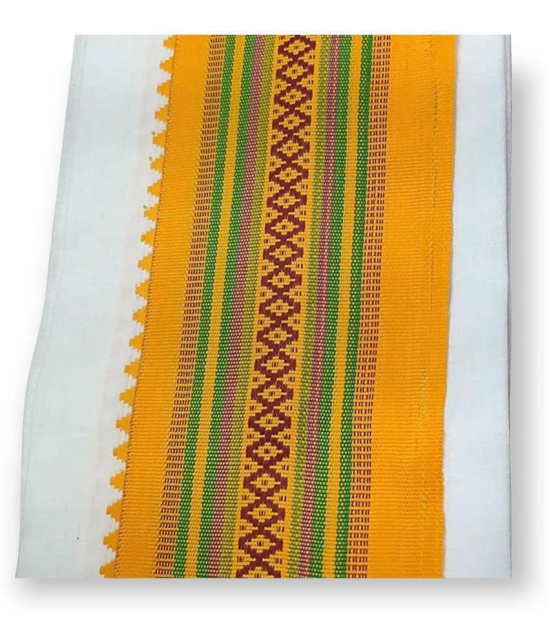 Abhikram - Cotton Bath Towel ( Pack of 1 ) - Yellow - Yellow