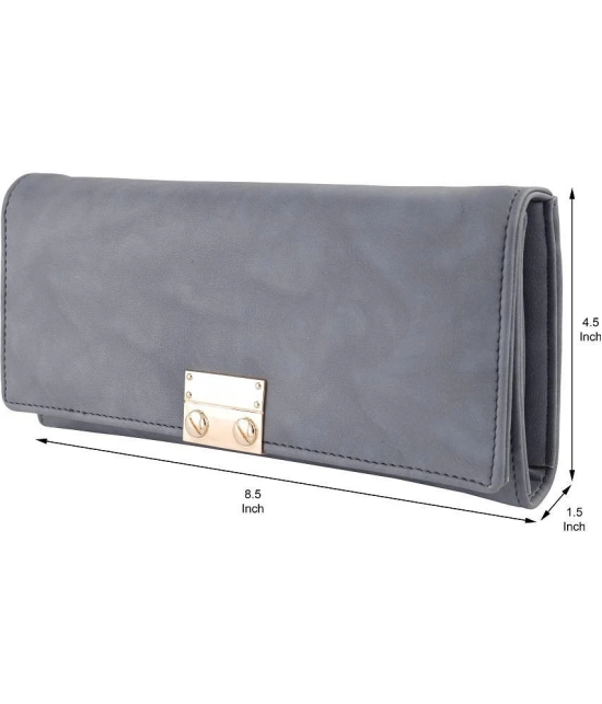 Nicoberry - Grey Melange Faux Leather Handheld - Grey Melange