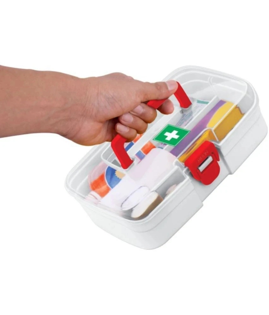 Milton First Aid Box, Set of 1-White BPA Free-Only Box