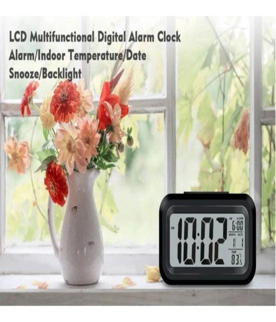 Leavess Digital Plastic Table Clock - Pack of 1