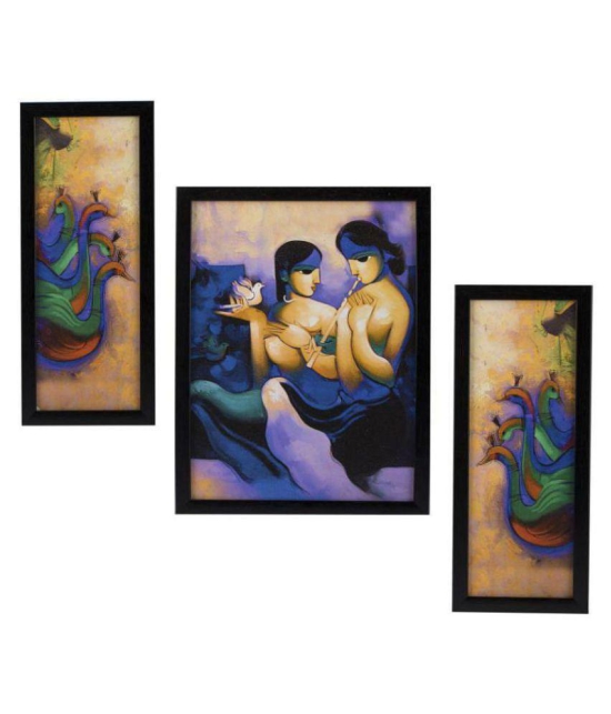 Indianara - Figurative Painting With Frame