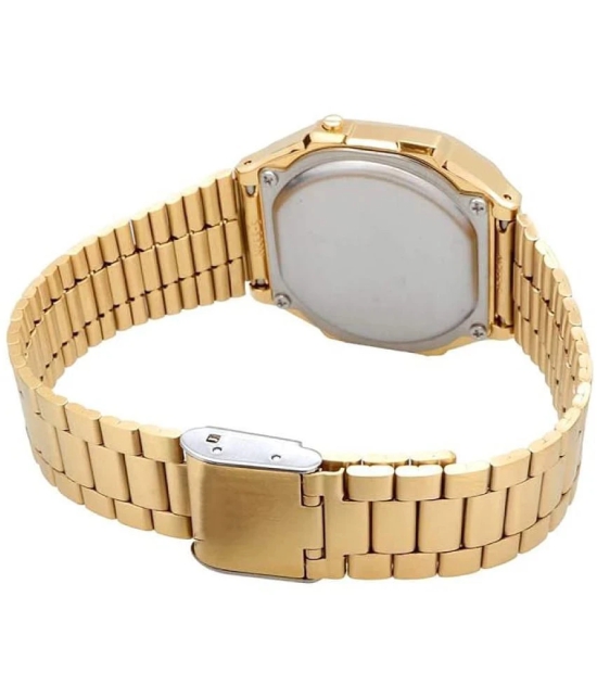 Newman Gold Metal Digital Mens Watch