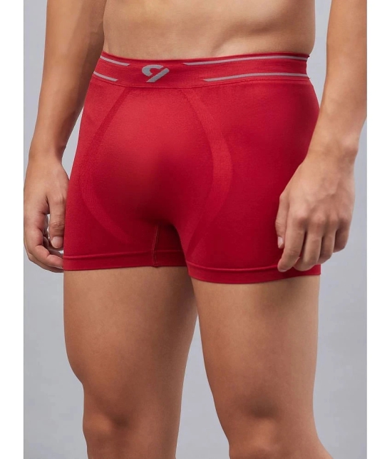 C9 Airwear - Red Nylon Mens Trunks ( Pack of 1 ) - None