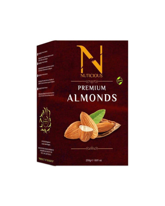 NUTICIOUS Combo Pack (Almonds 250 GM+Cashews 250 GM ,Anjeer 250 GM )Pack of 3