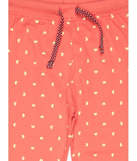 Bodycare - Coral Cotton Blend Trackpant For Baby Girl ( Pack of 1 ) - None